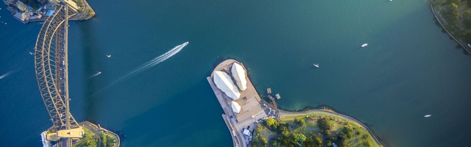Sydney Harbour Australia, aerial view
