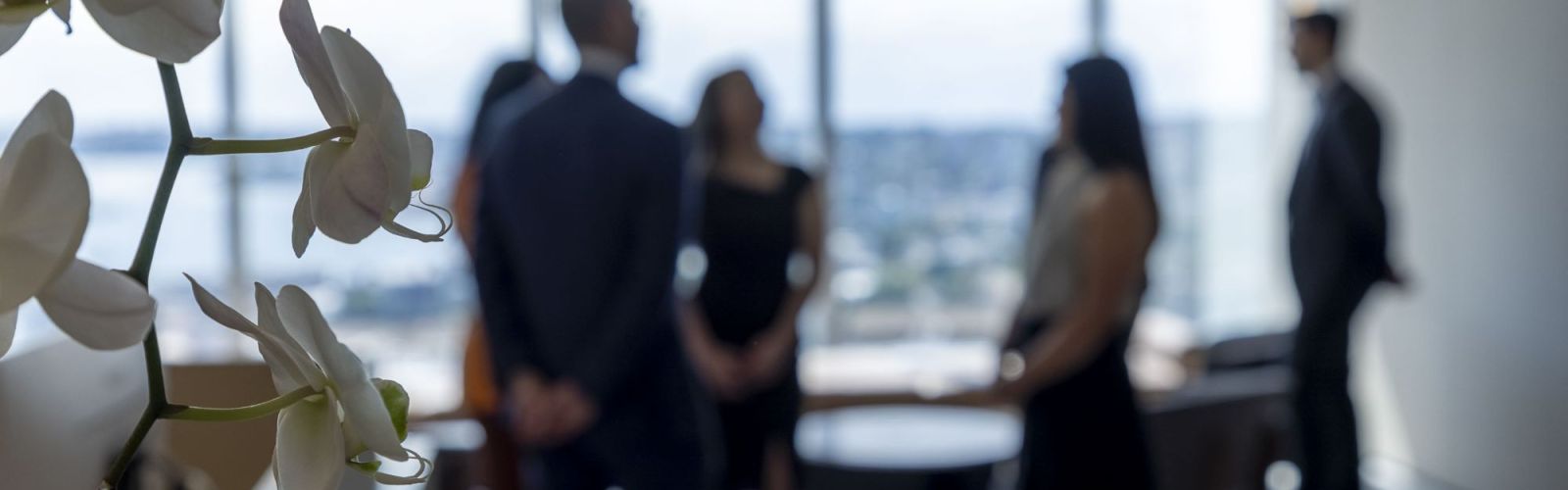 Group standing in Sydney reception 19