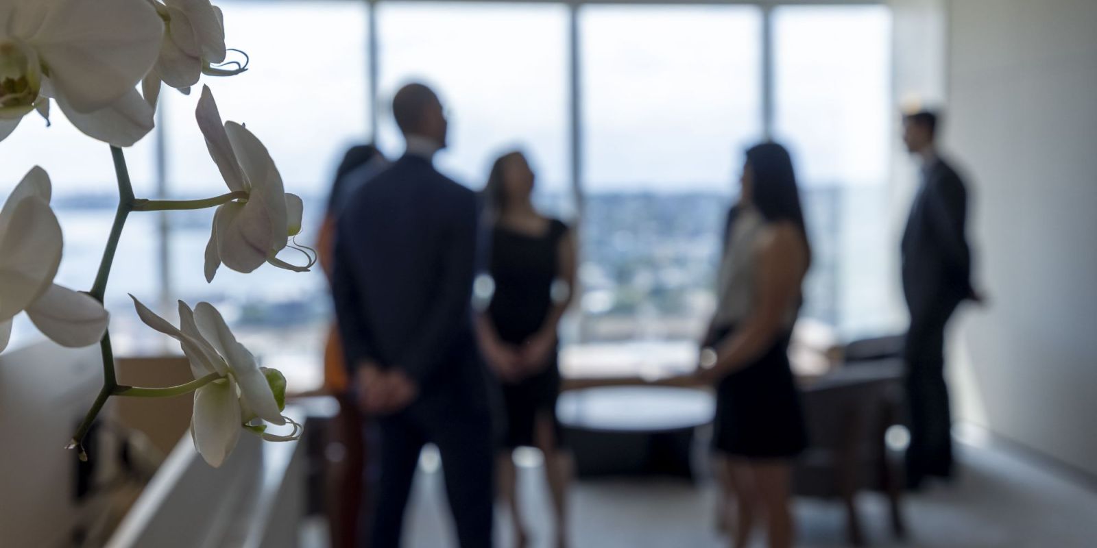 Group standing in Sydney reception 19