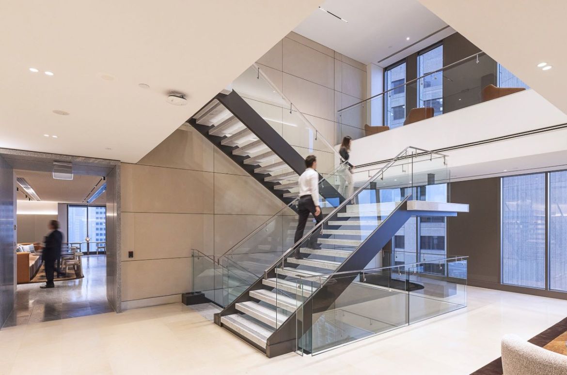 ABL Melbourne reception stairs