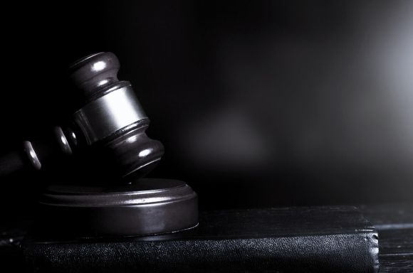 Gavel dark background