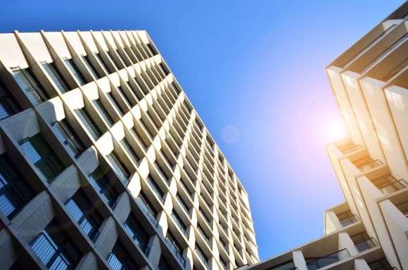 Modern apartment building min