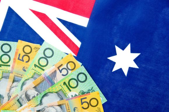 australia money and flag picture id685816822 1
