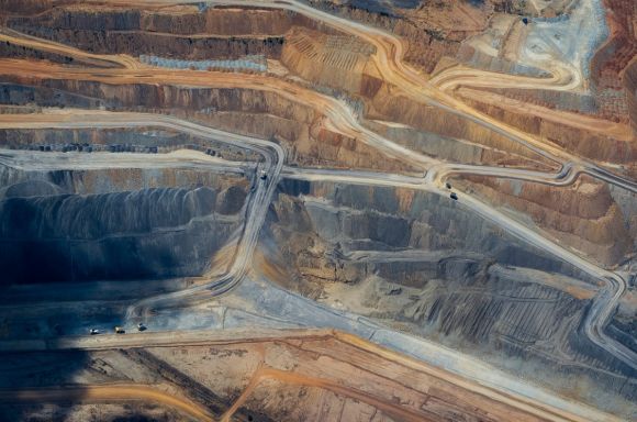 coal mine abstract aerial photograph picture id1097211918