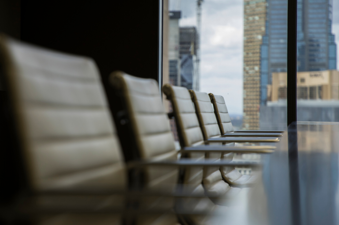 Boardroom with view