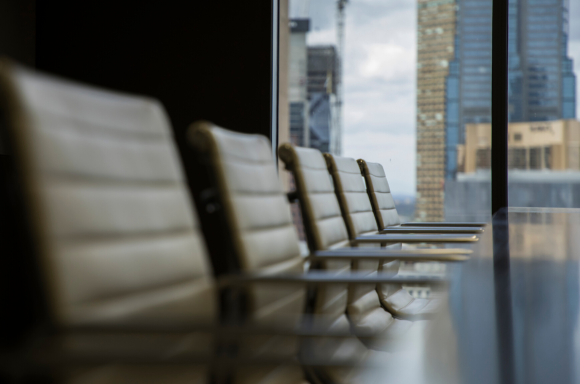 Boardroom with view