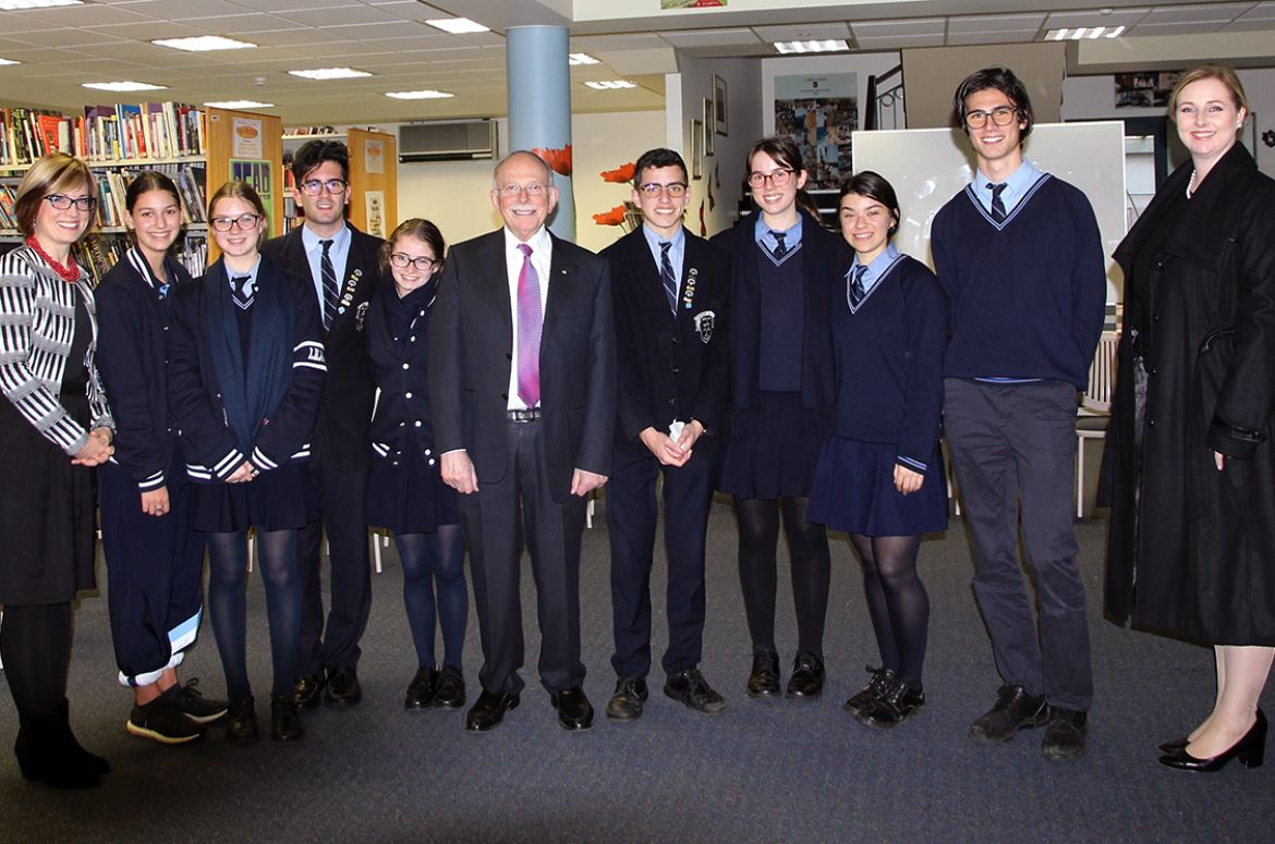 Mark Leibler AC Visit to High Schoolweb 1