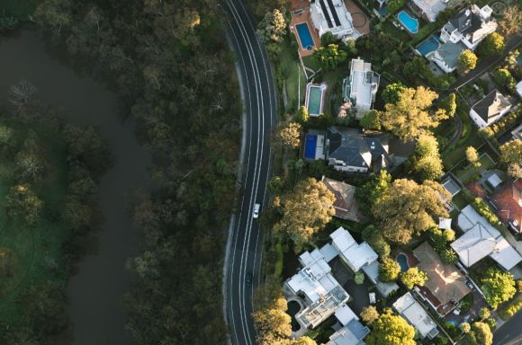 Melbourne from above