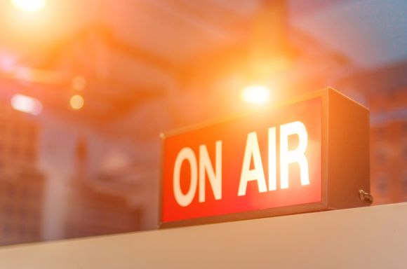 Radio on air sign