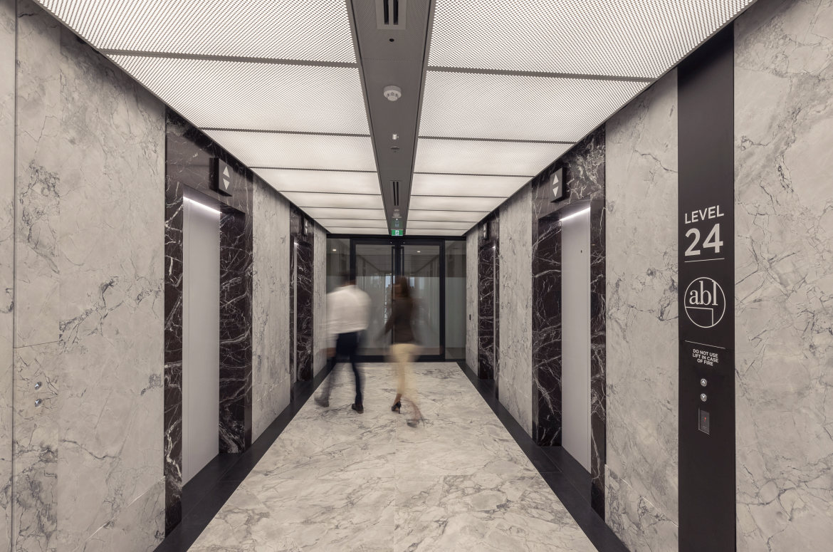 Sydney elevator corridor 5