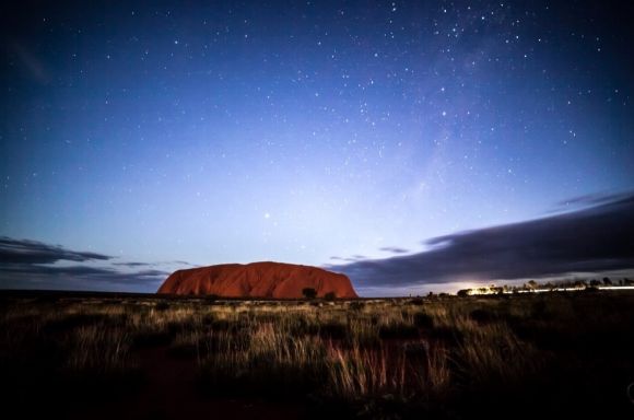Uluru at night 