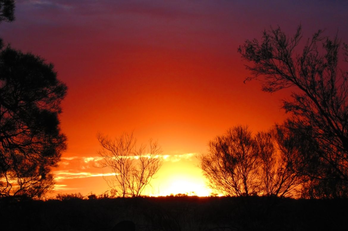 Uluru at sunset