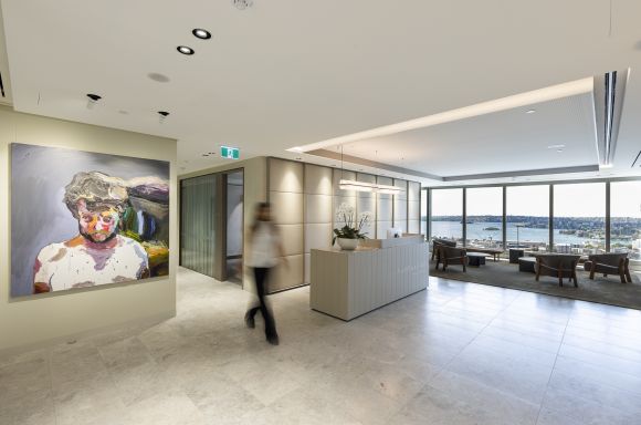Woman walking in Sydney reception 2 v2