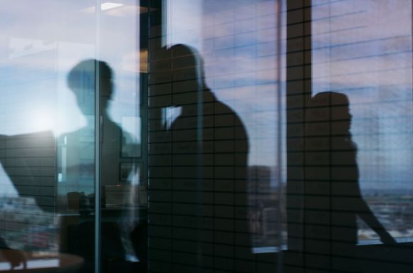 Corporate colleagues shadows