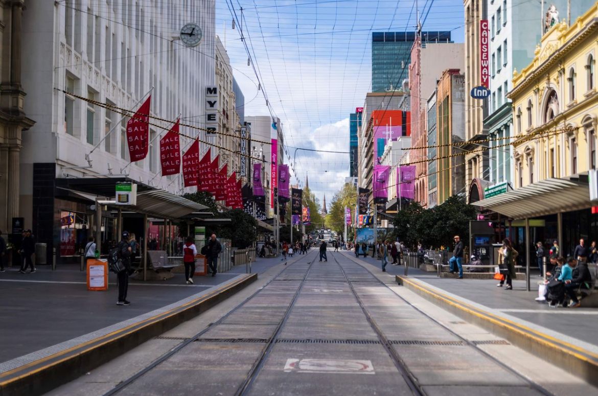 Melbourne Bourke St Mall