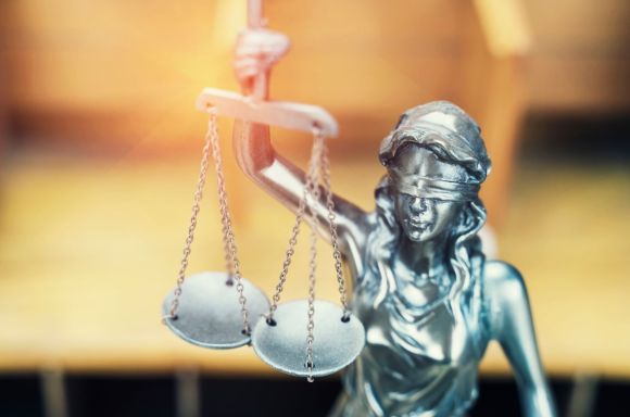 law themelady justice statue on wooden background picture id1215266519